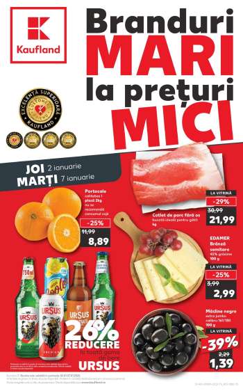 Cataloage Kaufland - 02.01.2025 - 07.01.2025.