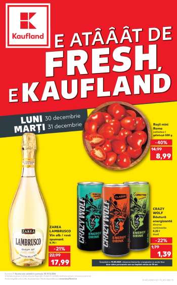 Cataloage Kaufland - 30.12.2024 - 31.12.2024.