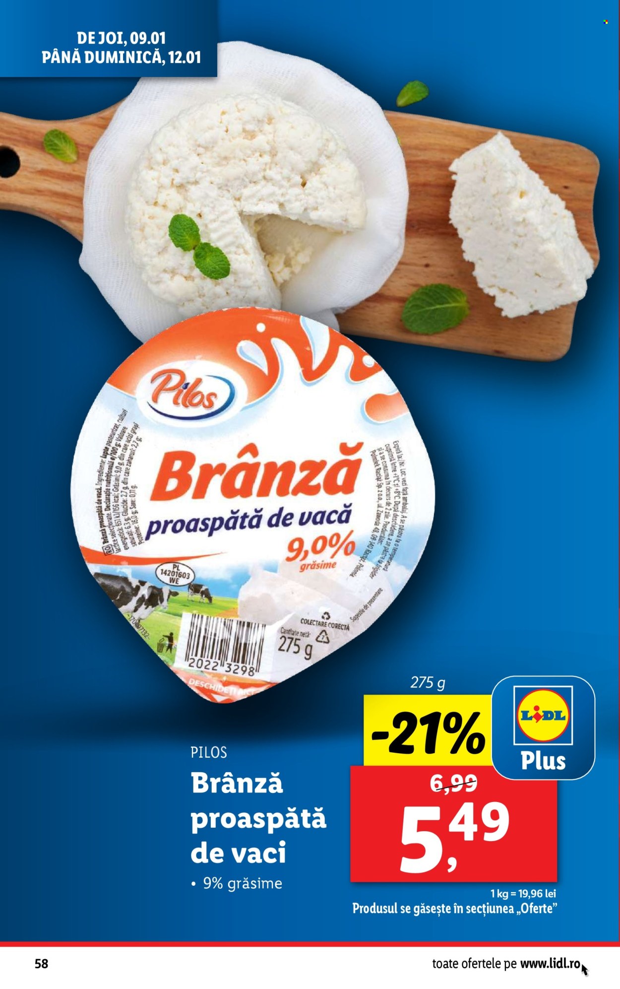 Catalog Lidl - 06.01.2025 - 12.01.2025. Pagina 58