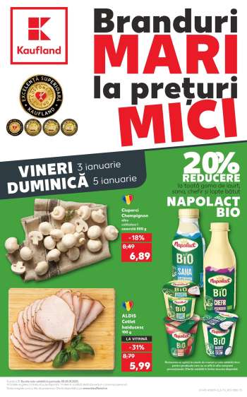 Cataloage Kaufland - 03.01.2025 - 05.01.2025.