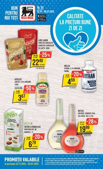 Cataloage Mega Image - 02.01.2025 - 08.01.2025.