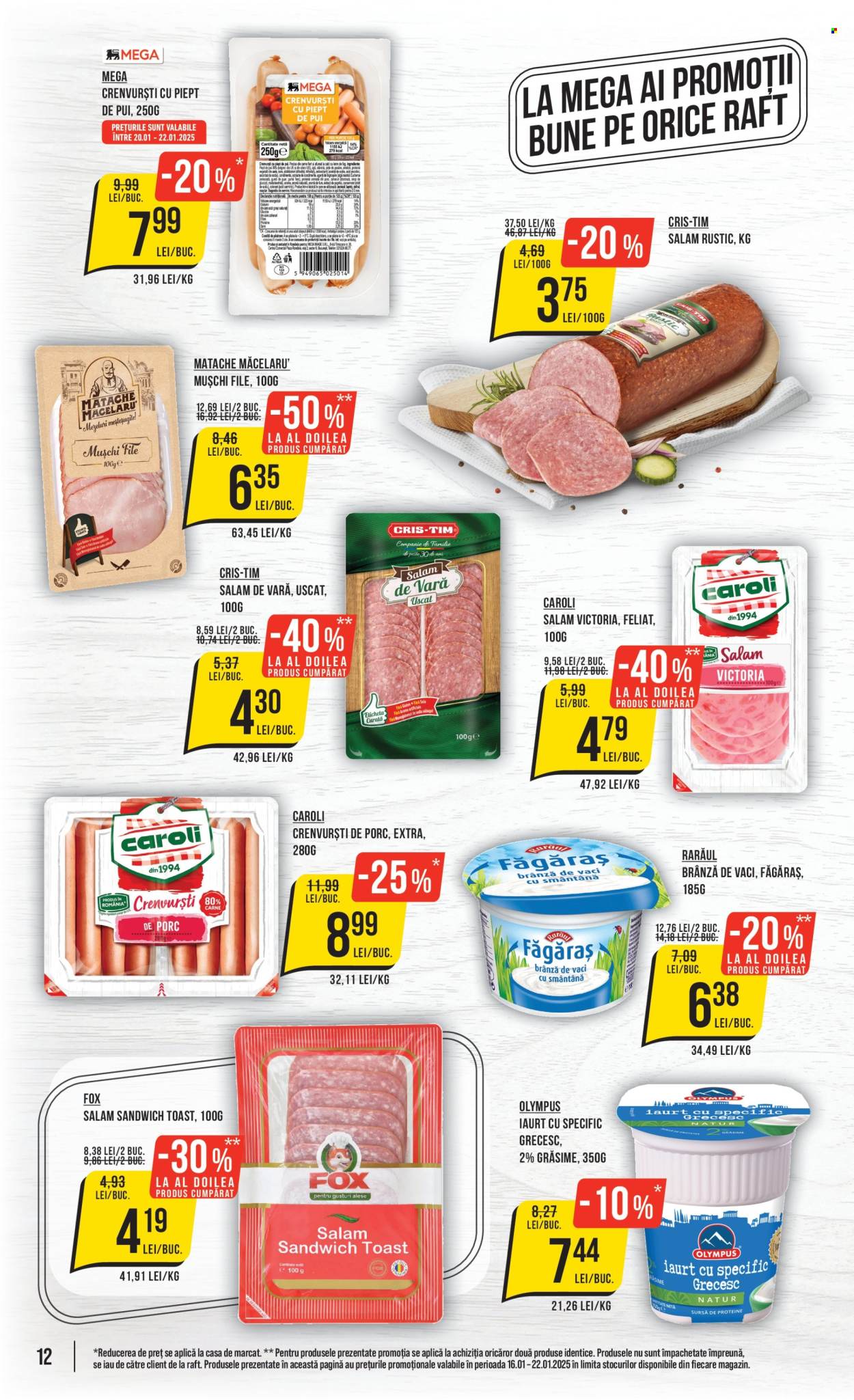 Catalog Mega Image - 16.01.2025 - 22.01.2025. Pagina 12