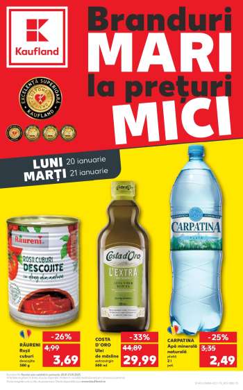 Cataloage Kaufland - 20.01.2025 - 21.01.2025.