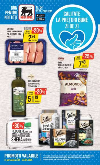 Cataloage Mega Image - 23.01.2025 - 29.01.2025.