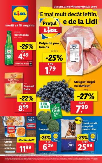 Cataloage Lidl - 03.02.2025 - 09.02.2025.