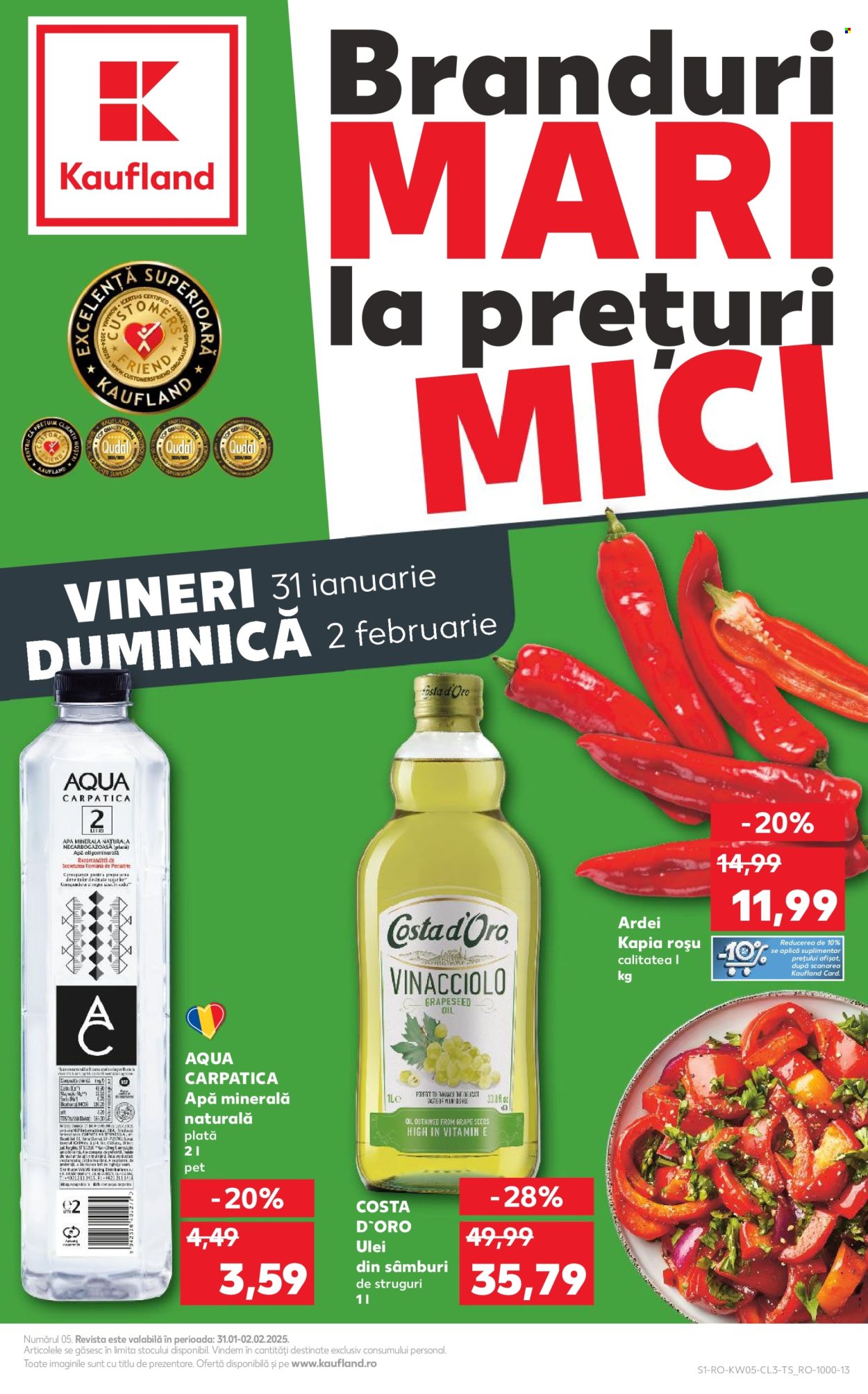 Catalog Kaufland - 31.01.2025 - 02.02.2025. Pagina 1