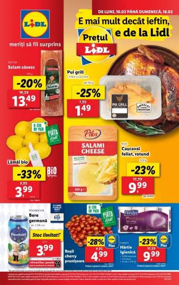 Cataloage Lidl - 10.02.2025 - 16.02.2025.