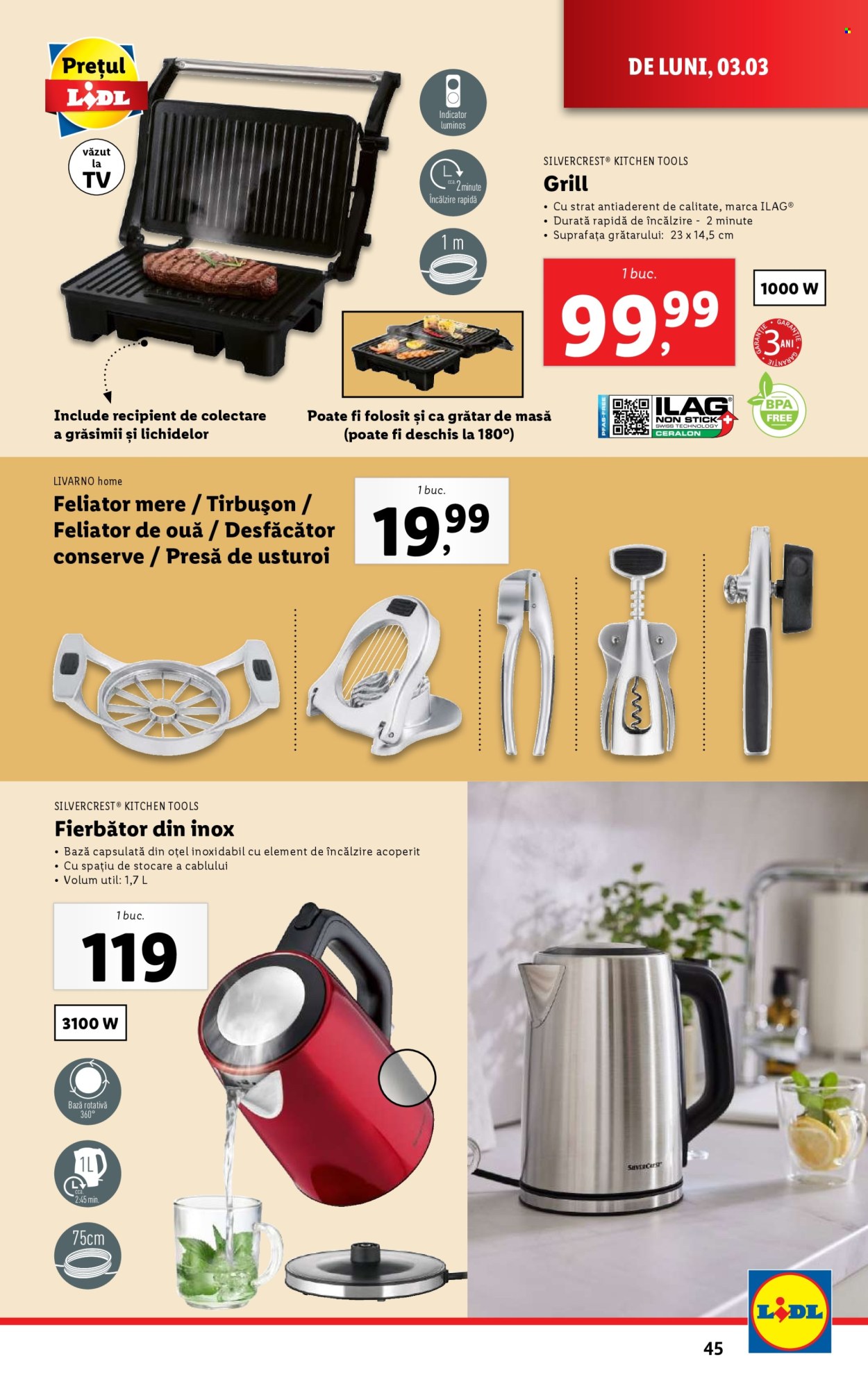 Catalog Lidl - 03.03.2025 - 09.03.2025. Pagina 45