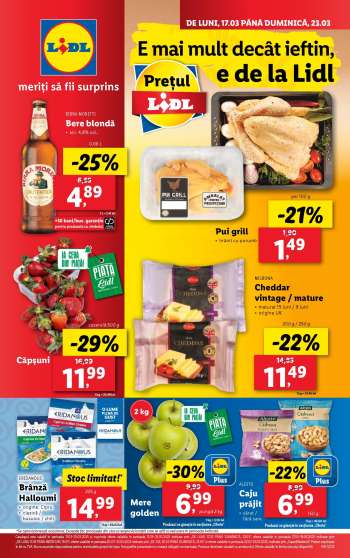 Cataloage Lidl - 17.03.2025 - 23.03.2025.
