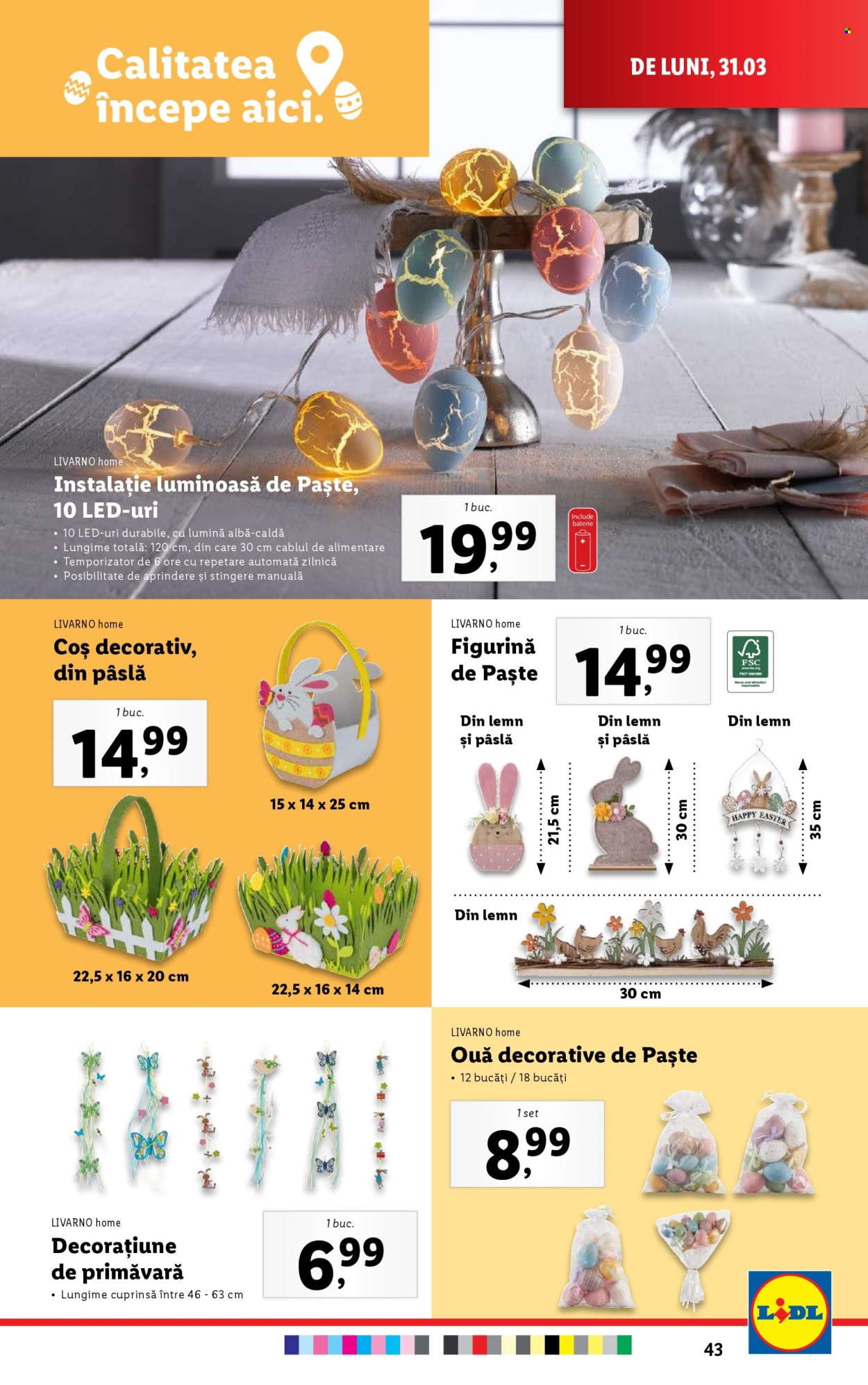Catalog Lidl - 31.03.2025 - 06.04.2025. Pagina 43