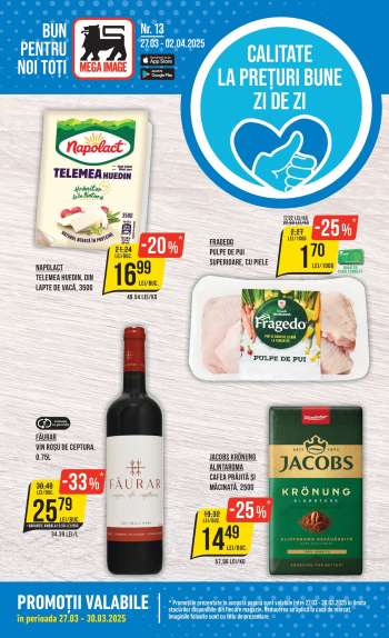 Cataloage Mega Image - 27.03.2025 - 02.04.2025.