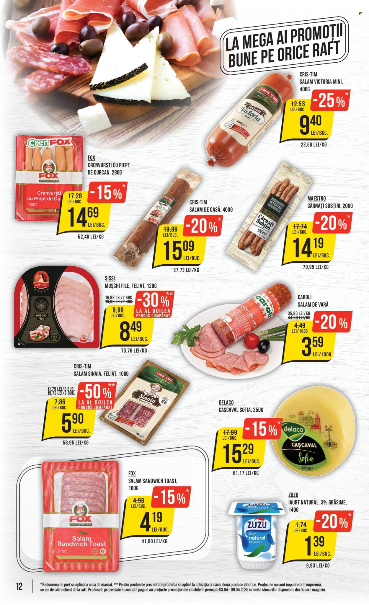 Catalog Mega Image - 03.04.2025 - 09.04.2025. Pagina 12
