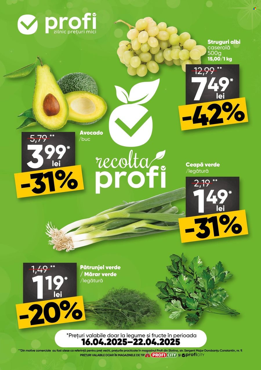 Catalog Profi City - 16.04.2025 - 22.04.2025. Pagina 1