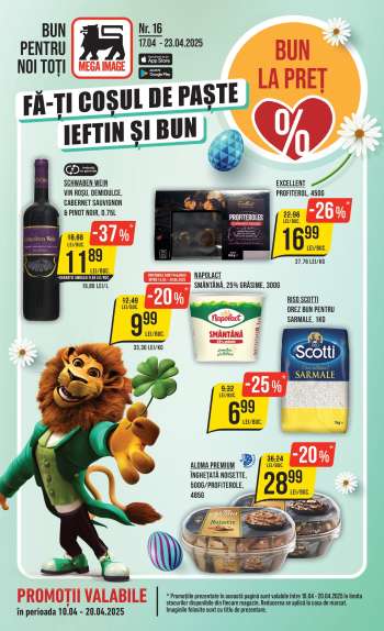 Cataloage Mega Image - 17.04.2025 - 23.04.2025.
