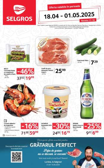 Cataloage Selgros - 18.04.2025 - 01.05.2025.