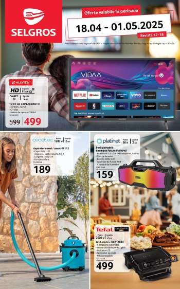 Cataloage Selgros - 18.04.2025 - 01.05.2025.