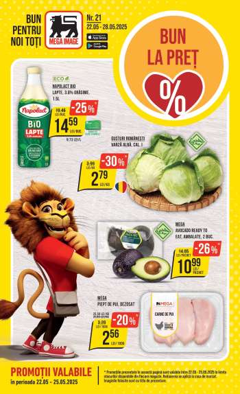 Cataloage Mega Image - 22.05.2025 - 28.05.2025.