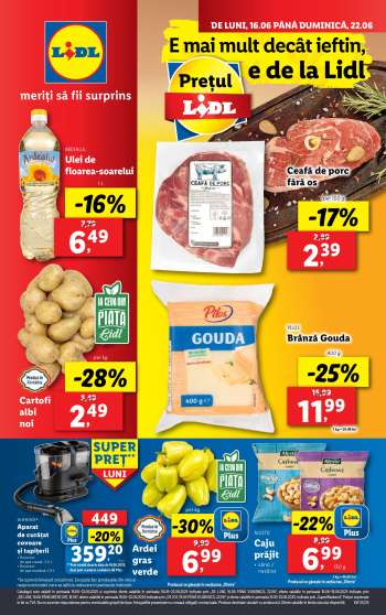 Cataloage Lidl - 16.06.2025 - 22.06.2025.