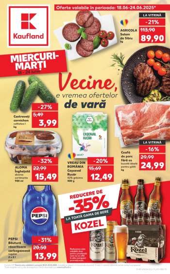Cataloage Kaufland - 18.06.2025 - 24.06.2025.
