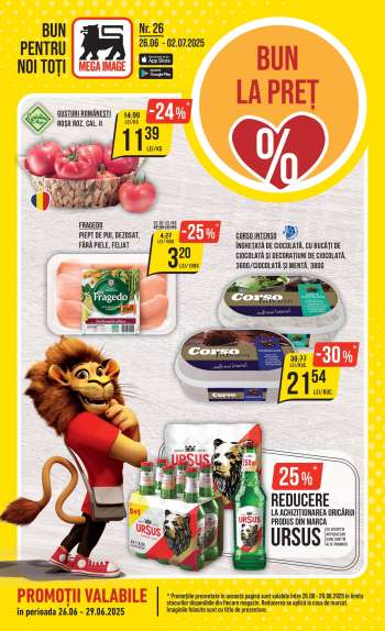 Cataloage Mega Image - 26.06.2025 - 02.07.2025.