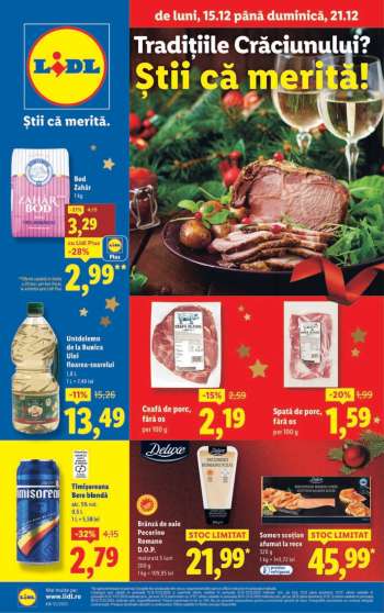 Cataloage Lidl - 15.12.2025 - 21.12.2025.