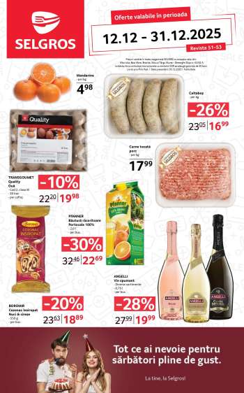Cataloage Selgros - 12.12.2025 - 31.12.2025.