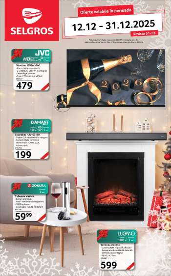 Cataloage Selgros - 12.12.2025 - 31.12.2025.