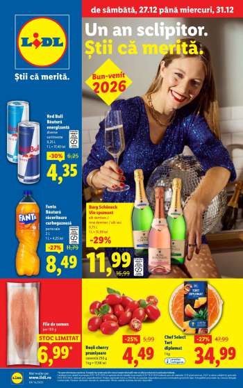 Cataloage Lidl - 27.12.2025 - 31.12.2025.