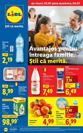 Cataloage Lidl - 02.01.2026 - 04.01.2026.