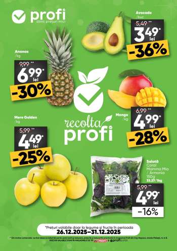 Cataloage Profi - 26.12.2025 - 31.12.2025.