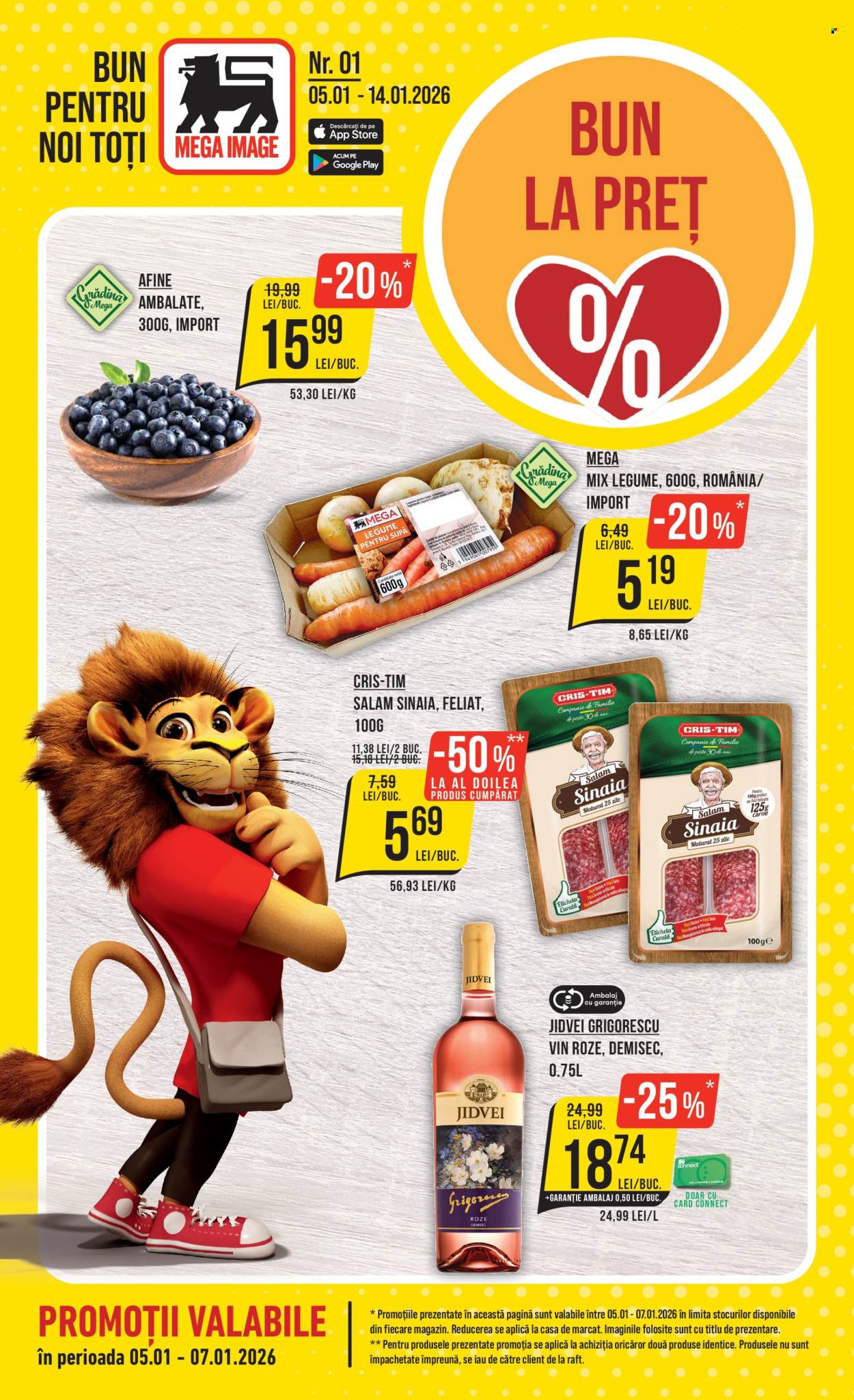 Catalog Mega Image - 05.01.2026 - 14.01.2026. Pagina 1