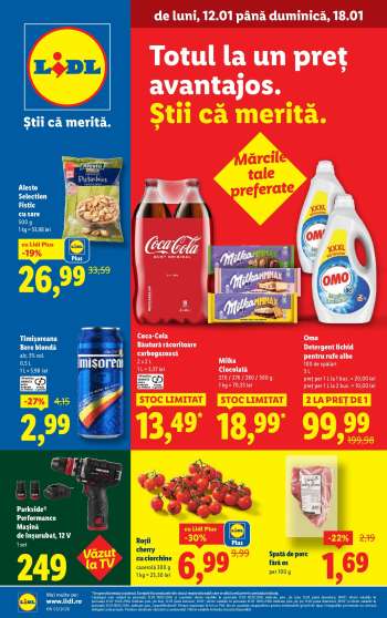 Cataloage Lidl - 12.01.2026 - 18.01.2026.