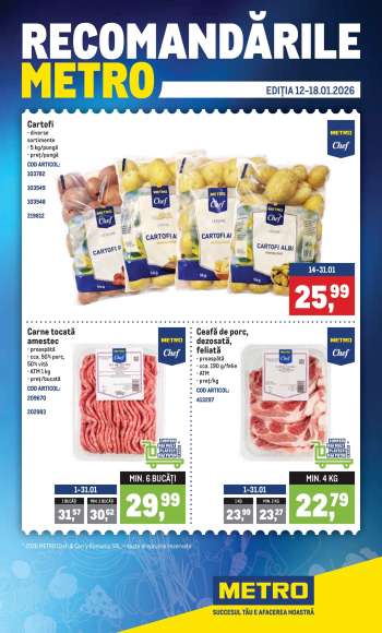 Cataloage Metro - 12.01.2026 - 18.01.2026.
