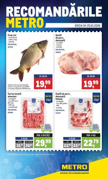Cataloage Metro - 19.01.2026 - 25.01.2026.