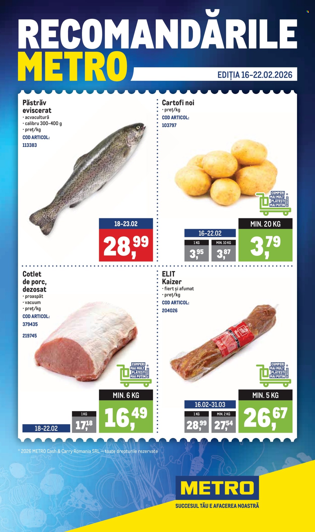 Catalog Metro - 16.02.2026 - 22.02.2026. Pagina 1