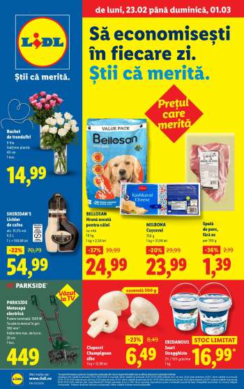 Cataloage Lidl - 23.02.2026 - 01.03.2026.