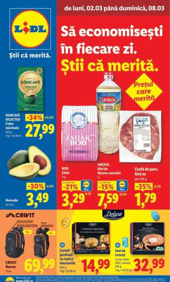 Cataloage Lidl - 02.03.2026 - 08.03.2026.