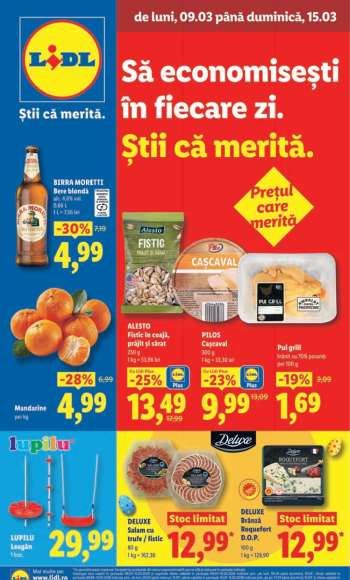 Cataloage Lidl - 09.03.2026 - 15.03.2026.