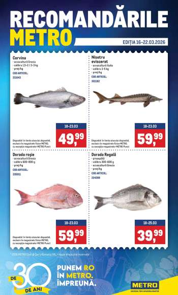 Cataloage Metro - 16.03.2026 - 17.03.2026.