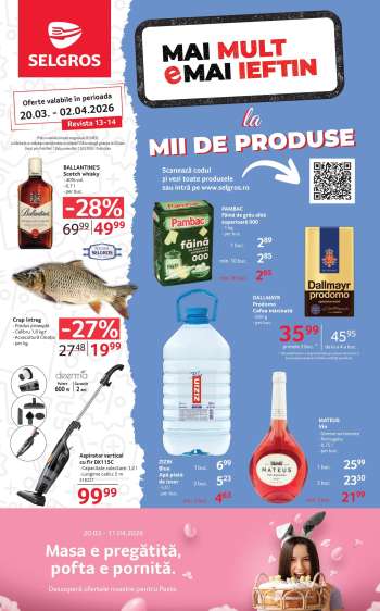 Cataloage Selgros - 20.03.2026 - 02.04.2026.