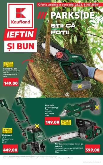 Cataloage Kaufland - 25.03.2026 - 31.03.2026.