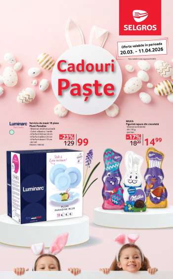 Cataloage Selgros - 20.03.2026 - 24.04.2026.