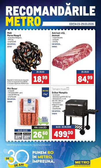 Cataloage Metro - 23.03.2026 - 29.03.2026.