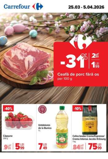 Cataloage Carrefour - 25.03.2026 - 05.04.2026.