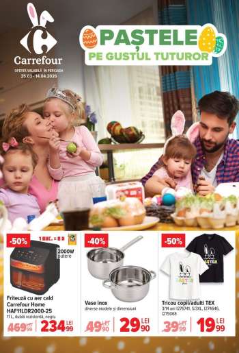 Cataloage Carrefour - 25.03.2026 - 14.04.2026.