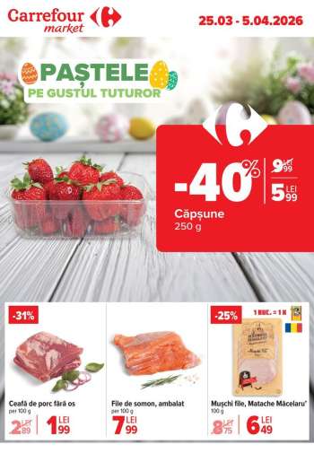 Cataloage Carrefour - 25.03.2026 - 05.04.2026.