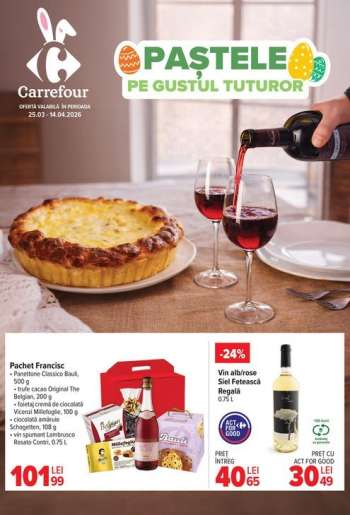 Cataloage Carrefour - 25.03.2026 - 14.04.2026.