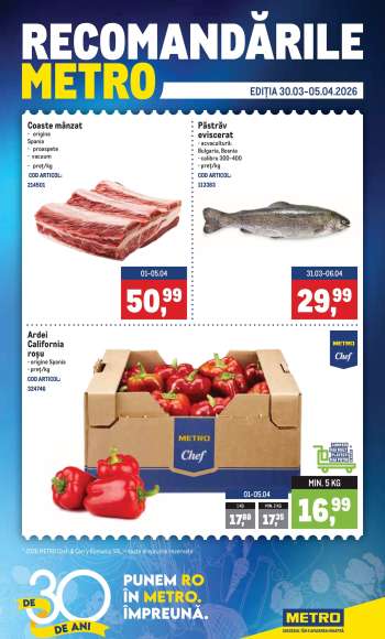 Cataloage Metro - 30.03.2026 - 05.04.2026.