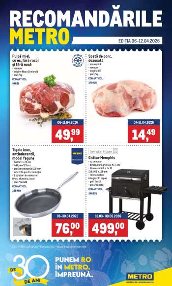 Cataloage Metro - 06.04.2026 - 12.04.2026.