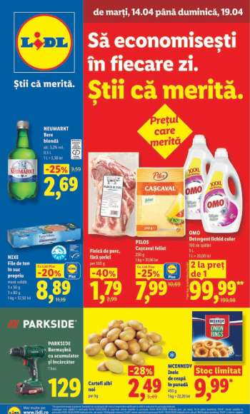 Cataloage Lidl - 14.04.2026 - 19.04.2026.